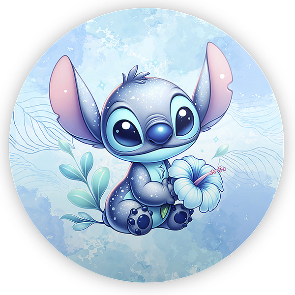 Painel Redondo - Stitch - Sublimado 3D