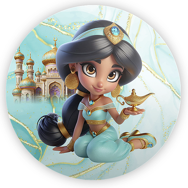 Painel Redondo - Jasmine - Sublimado 3D