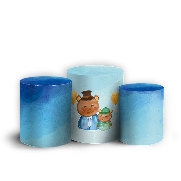 Capas Trio Cilindro Sublimado Vest Facil - Dia dos Pais