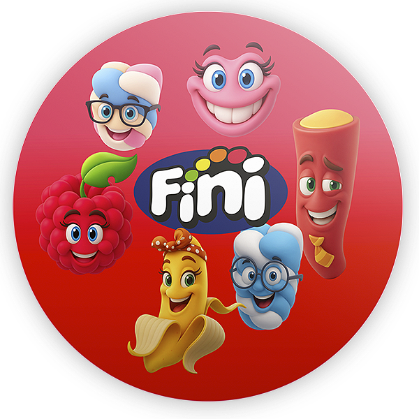 Painel Redondo - Doce Fini - Sublimado 3D