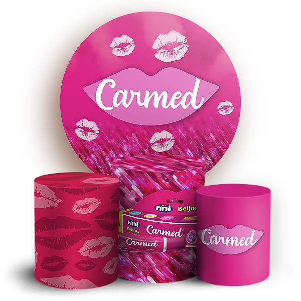 Capas Painel Redondo e Trio Cilindro Sublimado - Carmed