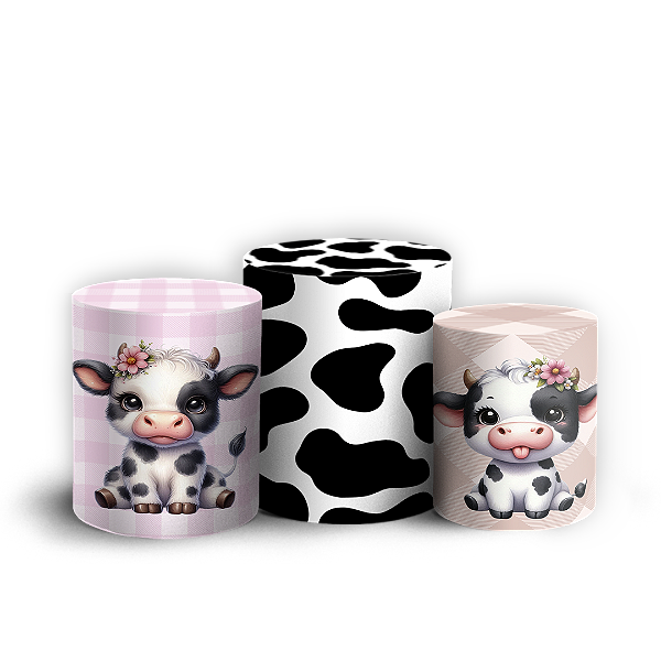 Trio Cilindro - Vaquinha - Sublimado 3D