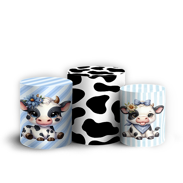 Trio Cilindro - Vaquinha - Sublimado 3D