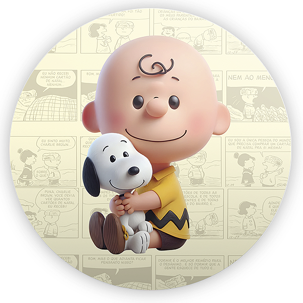 Capa Mini Painel Sublimado - Snoopy