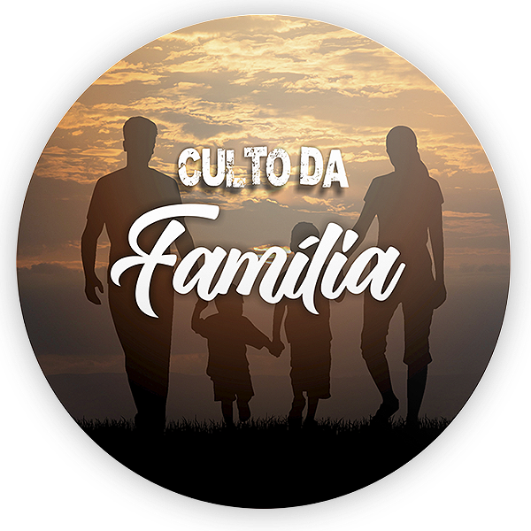 Painel Redondo - Religioso Evangelico - Sublimado 3D