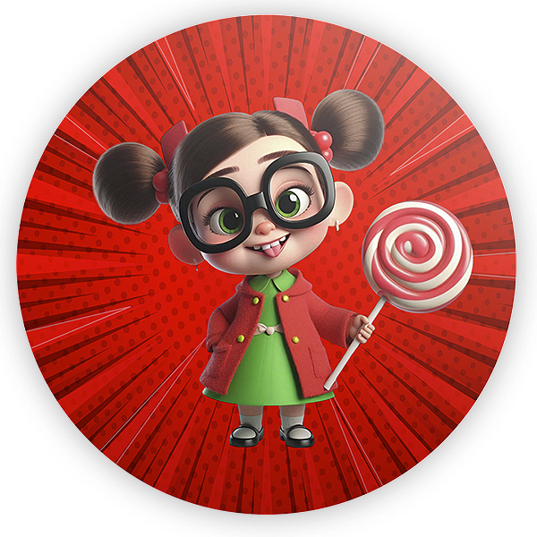 Painel Redondo - Chaves Chiquinha - Sublimado 3D