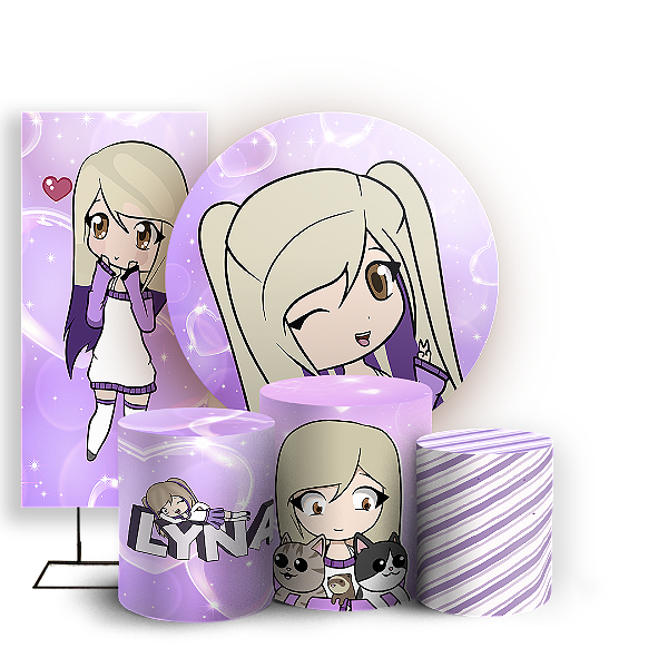 KIT Redondo Trio e Faixa - Lyna - Sublimado 3D