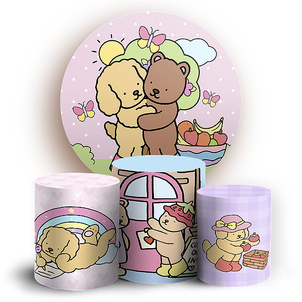 Capas Painel Redondo e Trio Cilindro Sublimado - Bobbie Goods