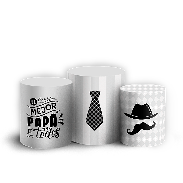 Trio Cilindro - Dia del Padre - Sublimado 3D
