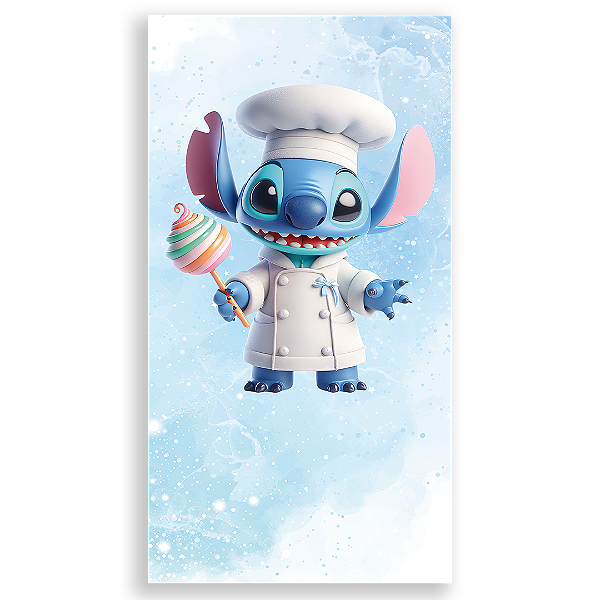 Faixa Lateral - Stitch Confeitaria - Sublimado 3D