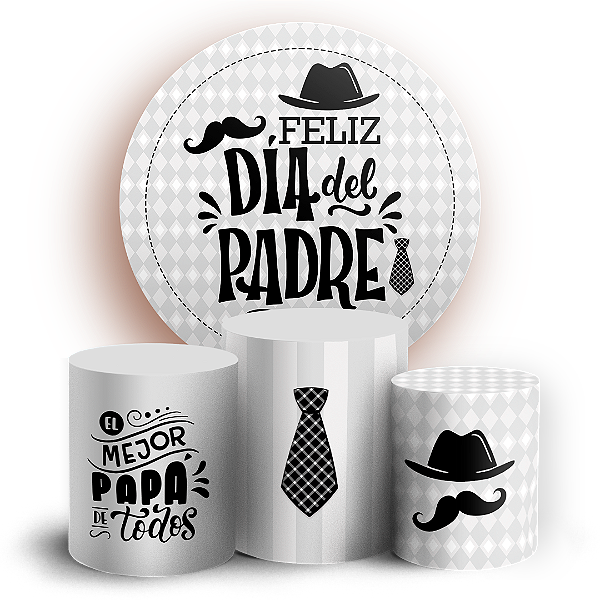KIT Redondo e Trio - Dia del Padre - Sublimado 3D