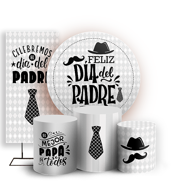 KIT Redondo Trio e Faixa - Dia del Padre  - Sublimado 3D