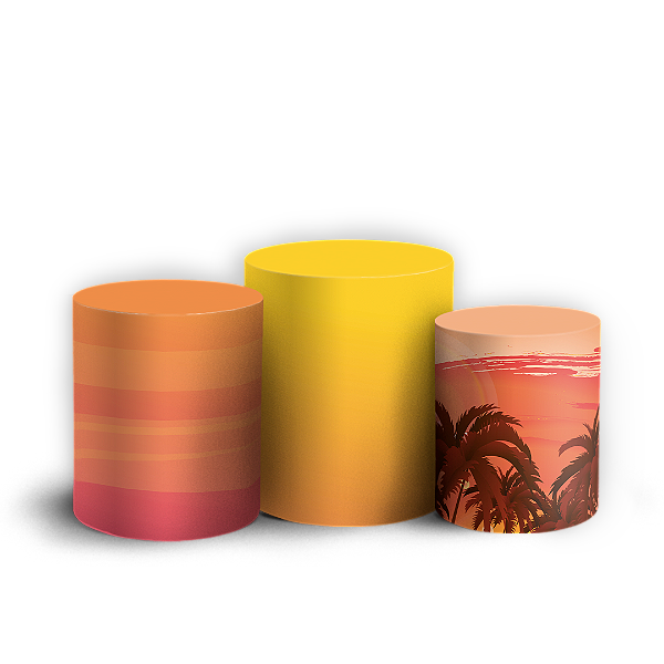 Trio Cilindro - Tardezinha - Sublimado 3D