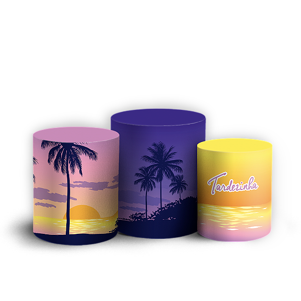 Trio Cilindro - Tardezinha - Sublimado 3D