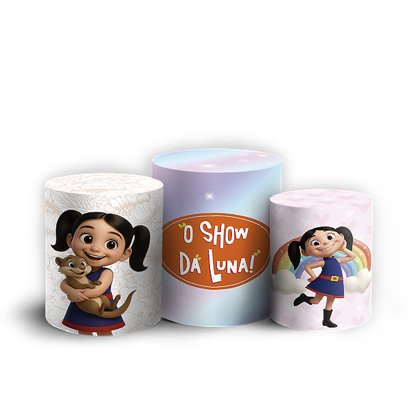 Trio Cilindro - Show Da Luna - Sublimado 3D