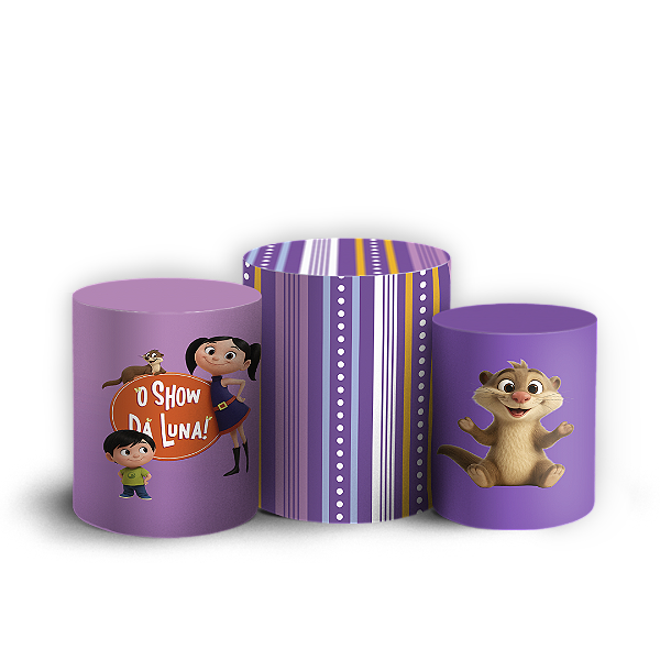 Trio Cilindro - Show Da Luna - Sublimado 3D