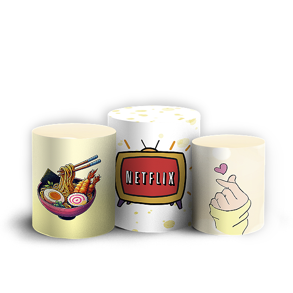 Trio Cilindro - Dorama - Sublimado 3D