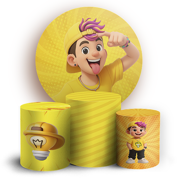 KIT Redondo e Trio - Os Rosas - Sublimado 3D