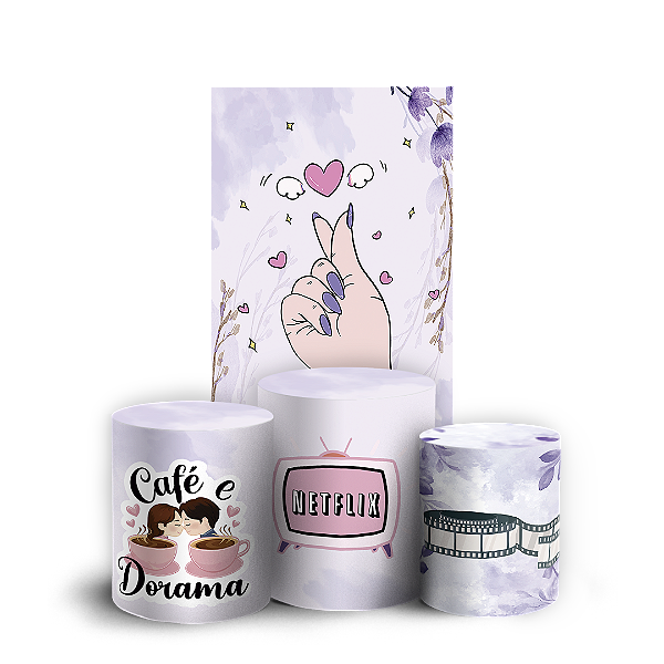 Faixa Lateral e Trio Cilindro Sublimado 3D Vest Facil - Dorama