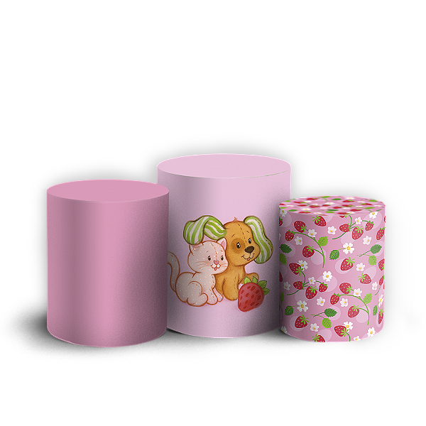 Trio Cilindro - Moranguinho - Sublimado 3D