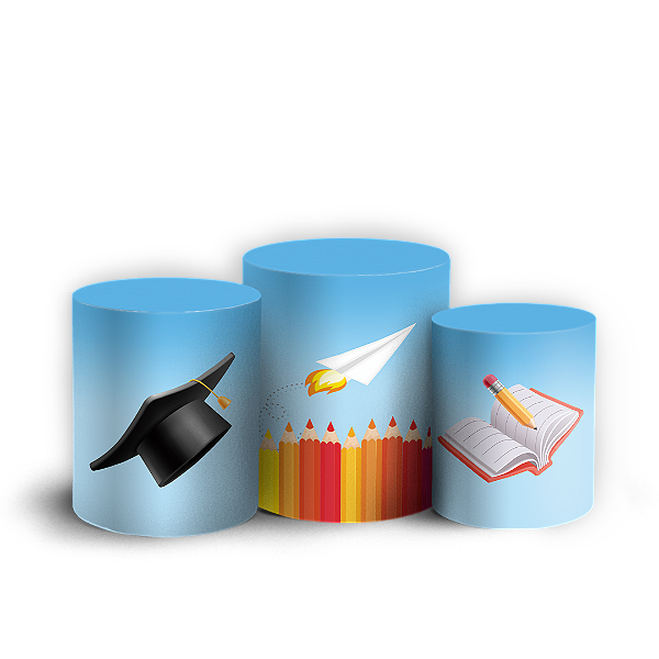 Trio Cilindro - Vuelta a Clases ES - Sublimado 3D