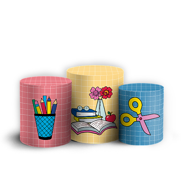 Trio Cilindro - Dia del Maestro ES - Sublimado 3D