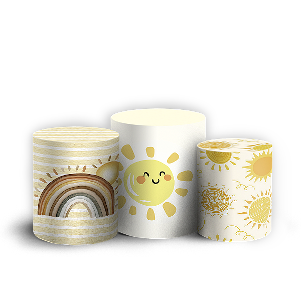 Trio Cilindro - Volta Ao Sol - Sublimado 3D