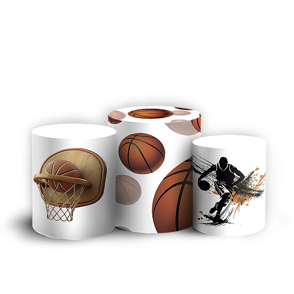 Trio Cilindro - Basquete - Sublimado 3D