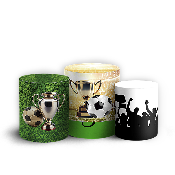 Trio Cilindro - Futebol - Sublimado 3D
