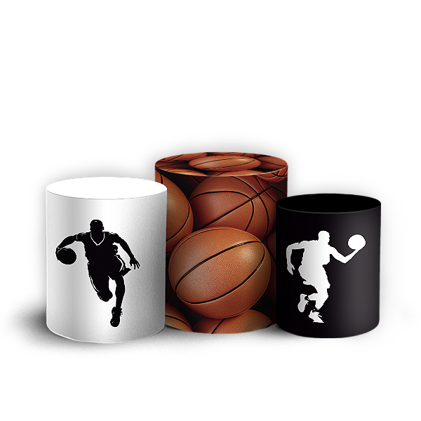 Trio Cilindro - Basquete - Sublimado 3D