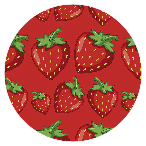 Mini Painel - Morango Do Amor - Sublimado 3D