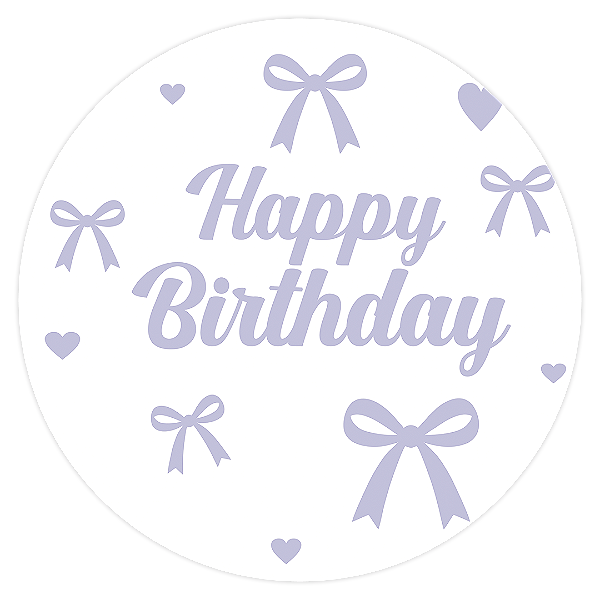 Mini Painel - Happy Birthday - Sublimado 3D