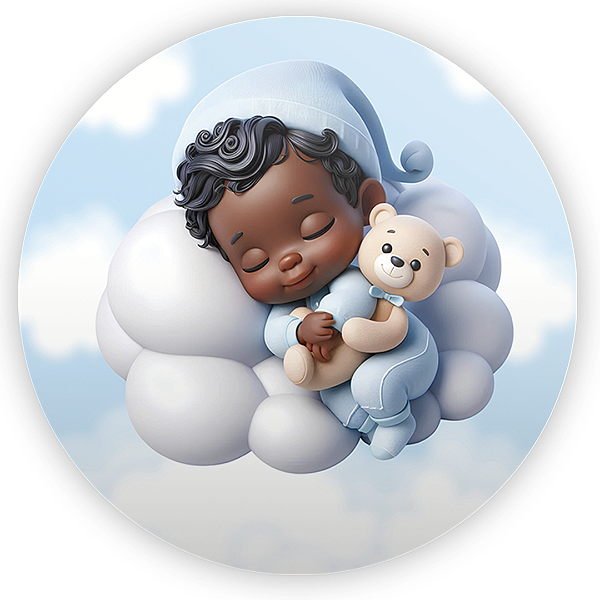 Painel Redondo - Oh Baby - Sublimado 3D