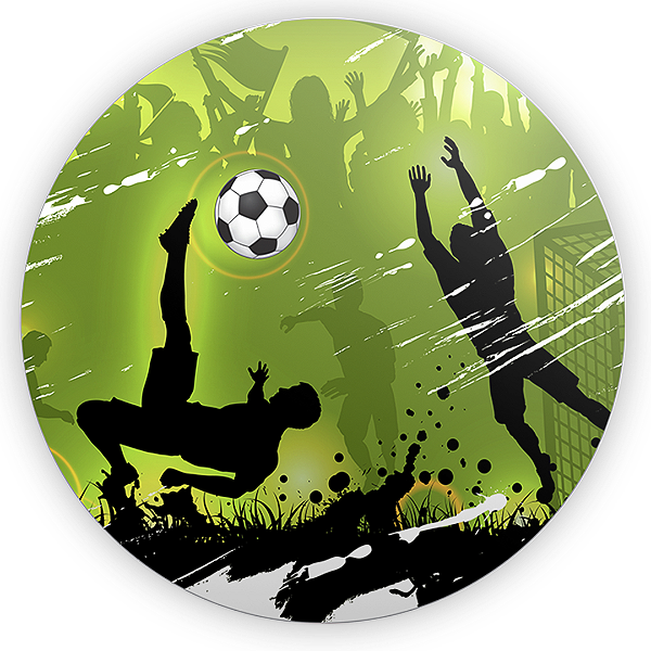 Painel Redondo - Futebol - Sublimado 3D