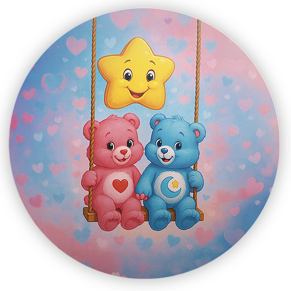 Mini Painel - Chá De Revelação Ursinhos - Sublimado 3D