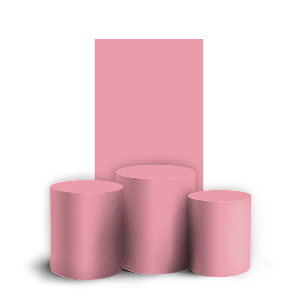 Faixa Lateral e Trio Cilindro Sublimado 3D Vest Facil - Cor Lisa Rosa 11h 17v