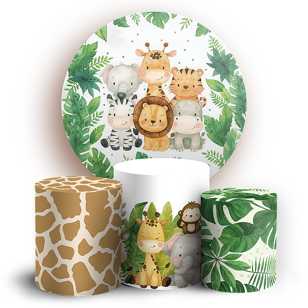 KIT Redondo e Trio - Safari - Sublimado 3D