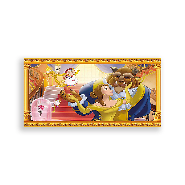 Painel Retangular - A Bela E A Fera - Sublimado 3D