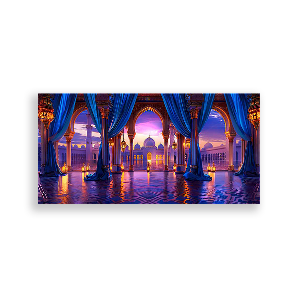 Capa Painel Retangular Sublimado - Aladdin Jasmine