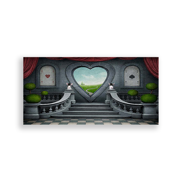 Painel Retangular - Alice - Sublimado 3D