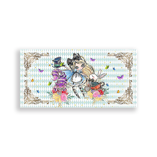 Painel Retangular - Alice - Sublimado 3D