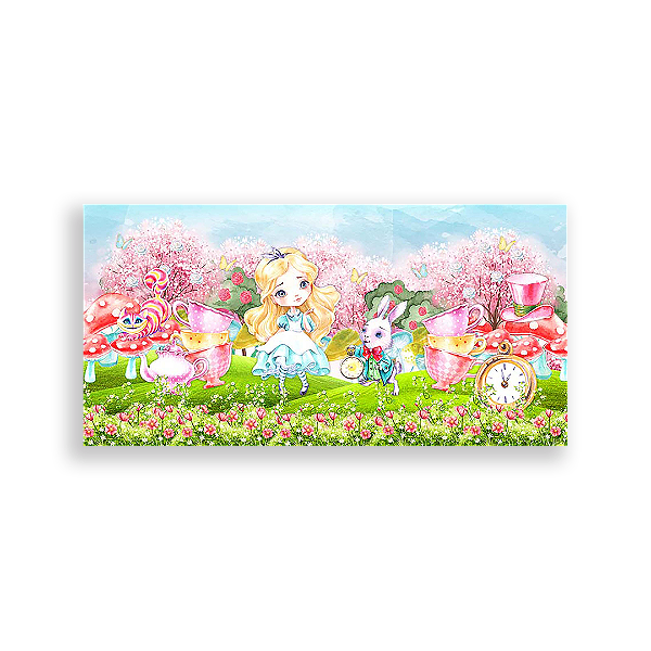Painel Retangular - Alice - Sublimado 3D