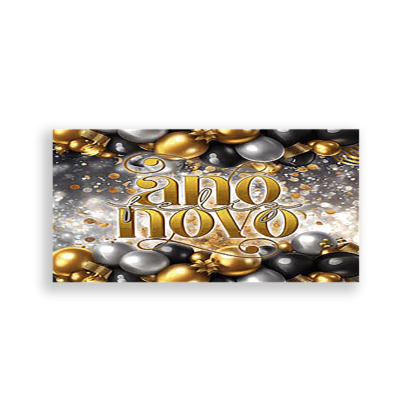 Painel Retangular - Ano Novo - Sublimado 3D