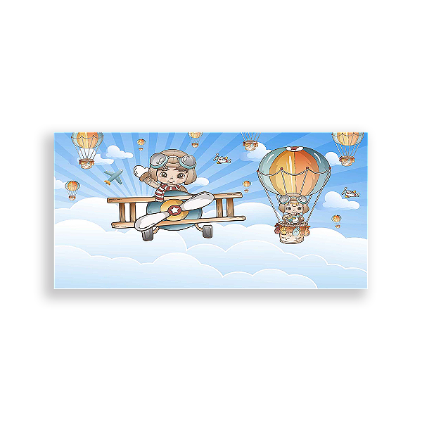 Painel Retangular - Aviador - Sublimado 3D