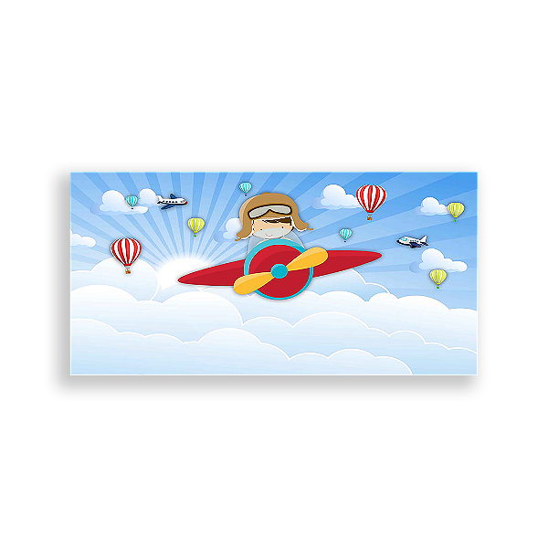 Painel Retangular - Aviador - Sublimado 3D