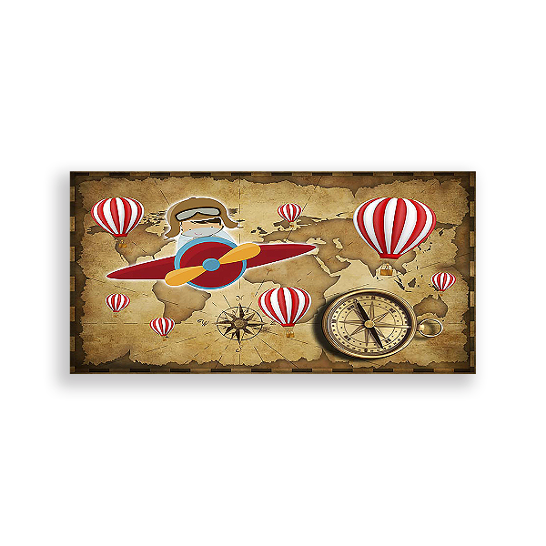 Painel Retangular - Aviador - Sublimado 3D