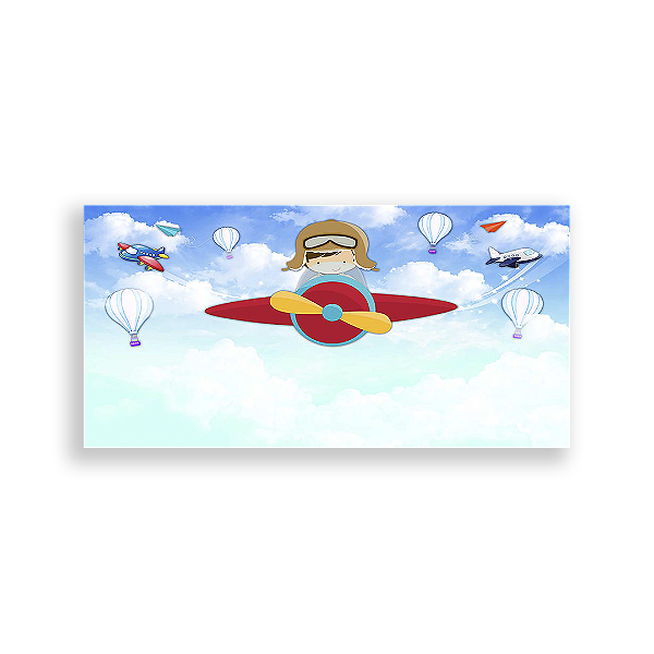 Painel Retangular - Aviador - Sublimado 3D