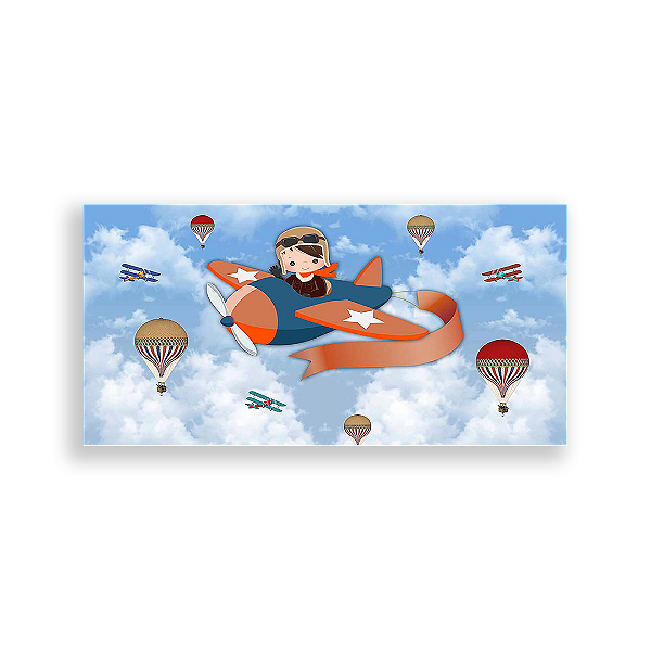 Painel Retangular - Aviador - Sublimado 3D