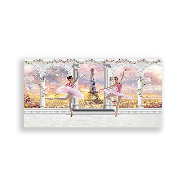 Painel Retangular - Bailarinas - Sublimado 3D