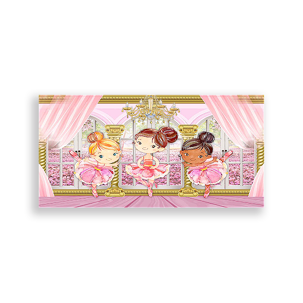 Painel Retangular - Bailarinas - Sublimado 3D